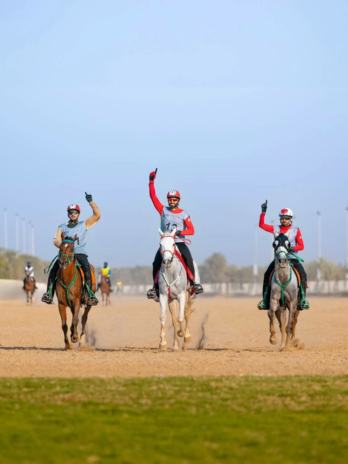 ناصر بن حمد يتصدر السباق الدولي التأهيلي للقدرة في دبي