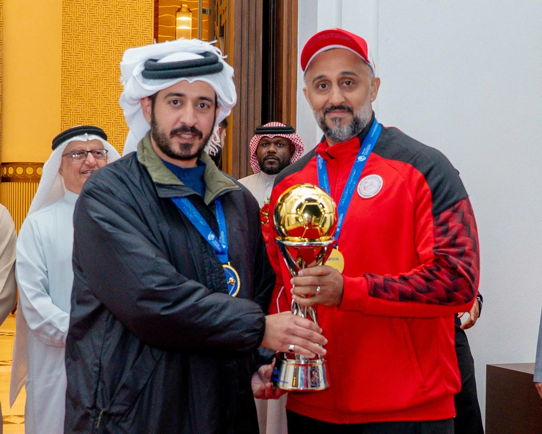 خالد بن حمد في مقدمة مستقبلي منتخب كرة اليد بطل كآس آسيا