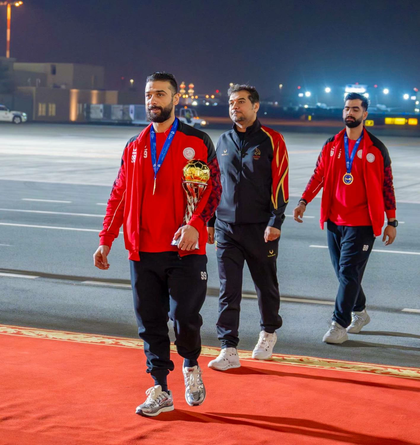 خالد بن حمد في مقدمة مستقبلي منتخب كرة اليد بطل كآس آسيا