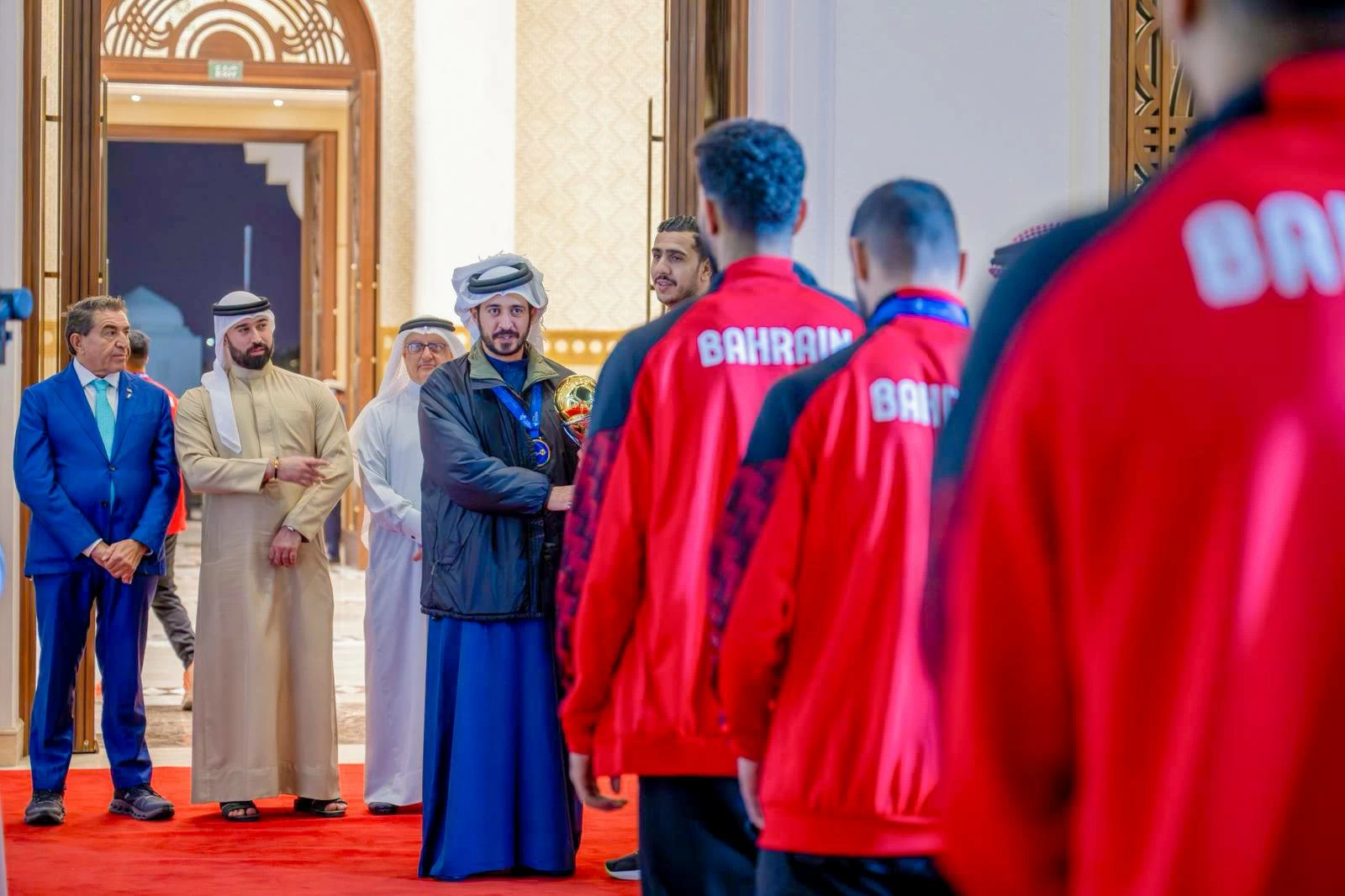 خالد بن حمد في مقدمة مستقبلي منتخب كرة اليد بطل كآس آسيا