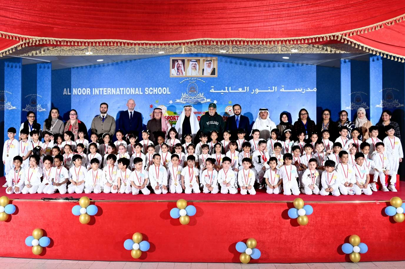مدرسة النور العالمية تحتفي بإنجازات طلبة رياض الأطفال في حفل توزيع الجوائز الرياضية السنوي