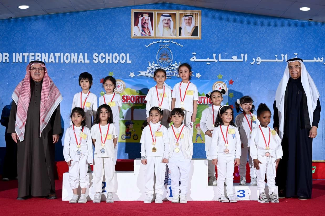مدرسة النور العالمية تحتفي بإنجازات طلبة رياض الأطفال في حفل توزيع الجوائز الرياضية السنوي