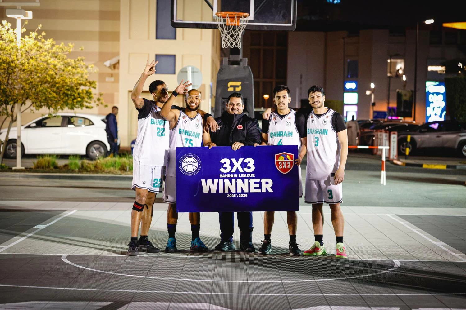 نادي ⁨البحرين يواصل تألقه ويتوج بلقب الجولة الخامسة من دوري كرة السلة 3&times;3