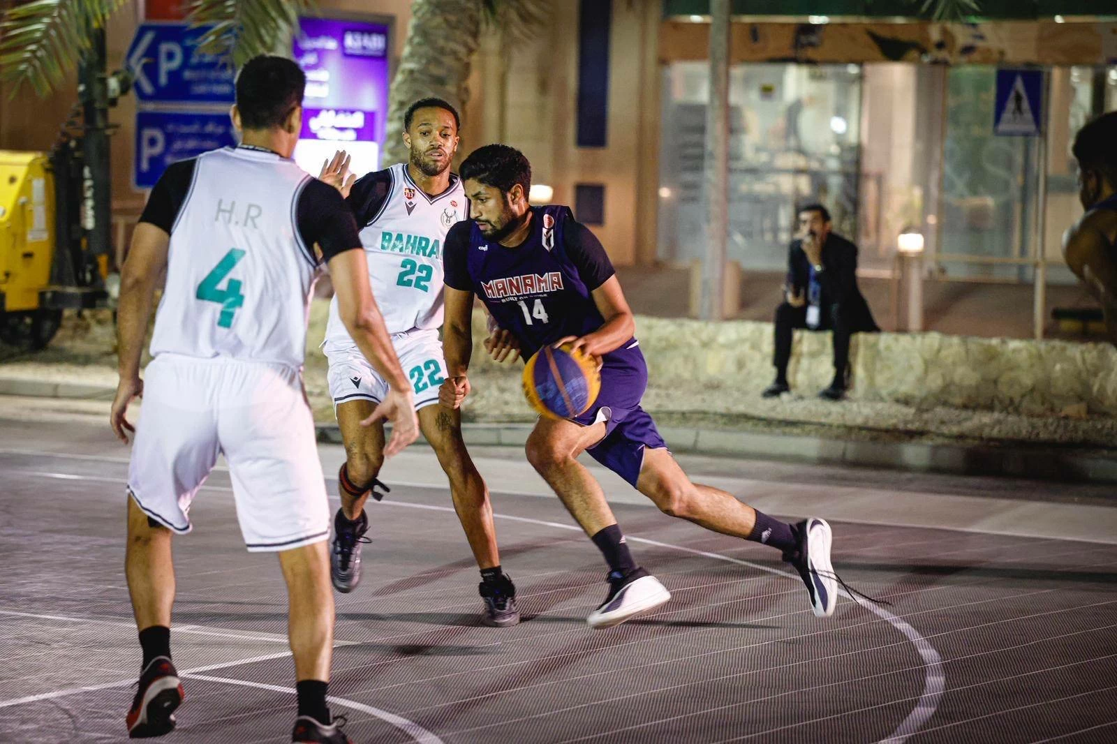 نادي ⁨البحرين يواصل تألقه ويتوج بلقب الجولة الخامسة من دوري كرة السلة 3&times;3