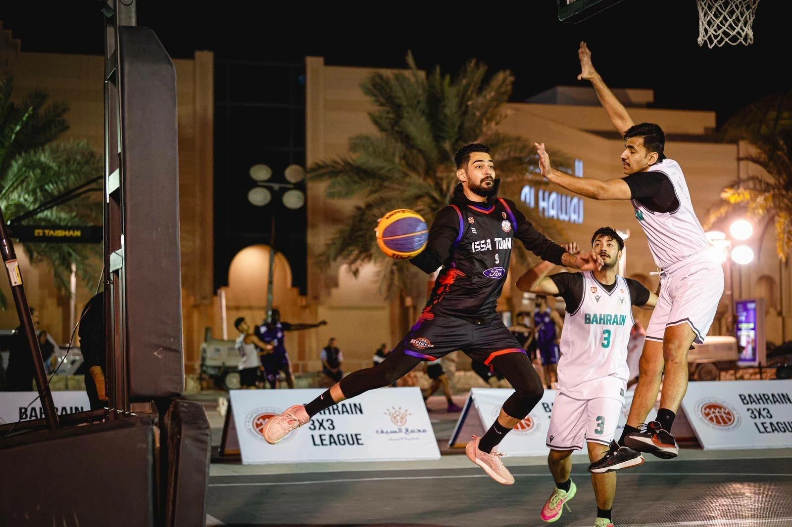 نادي ⁨البحرين يواصل تألقه ويتوج بلقب الجولة الخامسة من دوري كرة السلة 3&times;3