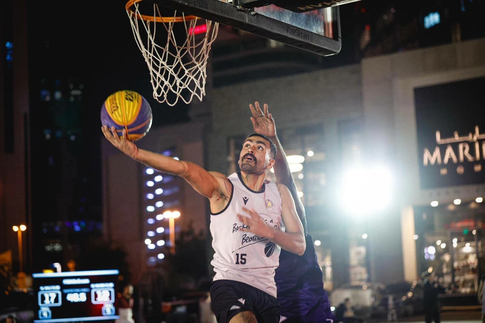 نادي ⁨البحرين يواصل تألقه ويتوج بلقب الجولة الخامسة من دوري كرة السلة 3&times;3