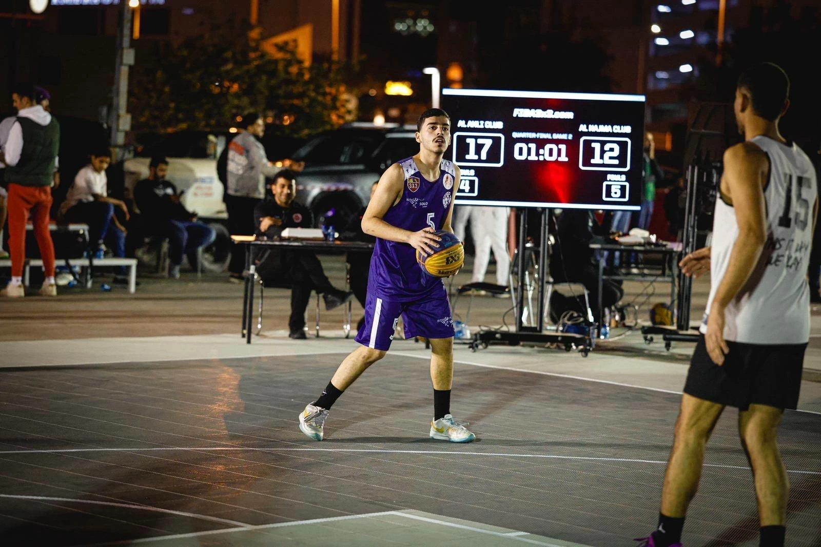 نادي ⁨البحرين يواصل تألقه ويتوج بلقب الجولة الخامسة من دوري كرة السلة 3&times;3