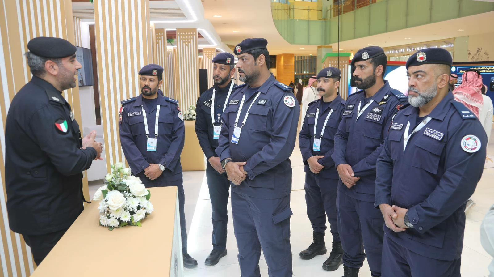 &laquo;الداخلية&raquo; تشارك في المعرض الأمني المصاحب لتمرين &laquo;أمن الخليج العربي 4&raquo; بدولة قطر