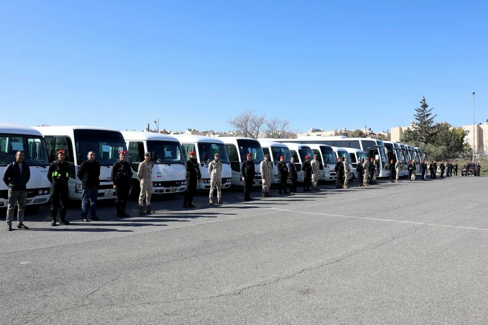 بدء الخدمة الإلزامية في الجيش الأردني والتحاق الدفعة الأولى من المنتسبين