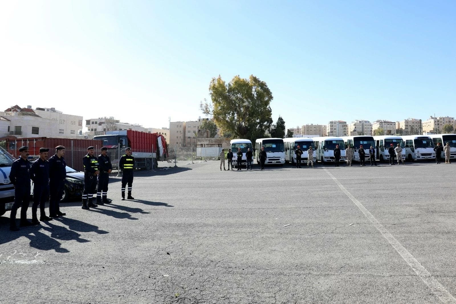 بدء الخدمة الإلزامية في الجيش الأردني والتحاق الدفعة الأولى من المنتسبين