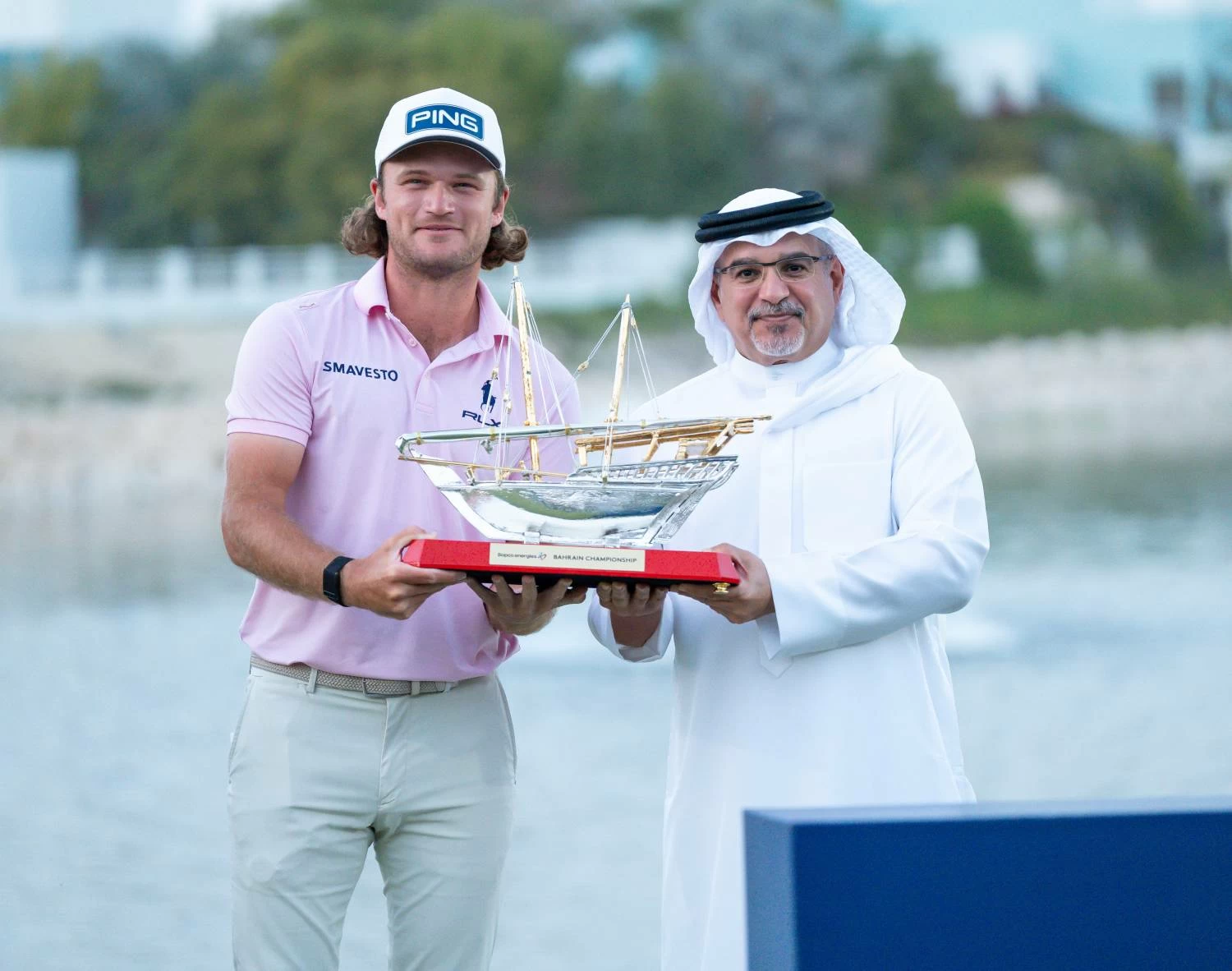 ولي العهد رئيس الوزراء يحضر حفل ختام بطولة بابكو إنرجيز البحرين للجولف