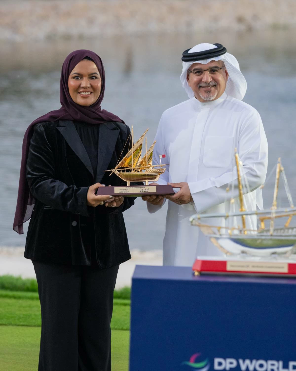 ولي العهد رئيس الوزراء يحضر حفل ختام بطولة بابكو إنرجيز البحرين للجولف