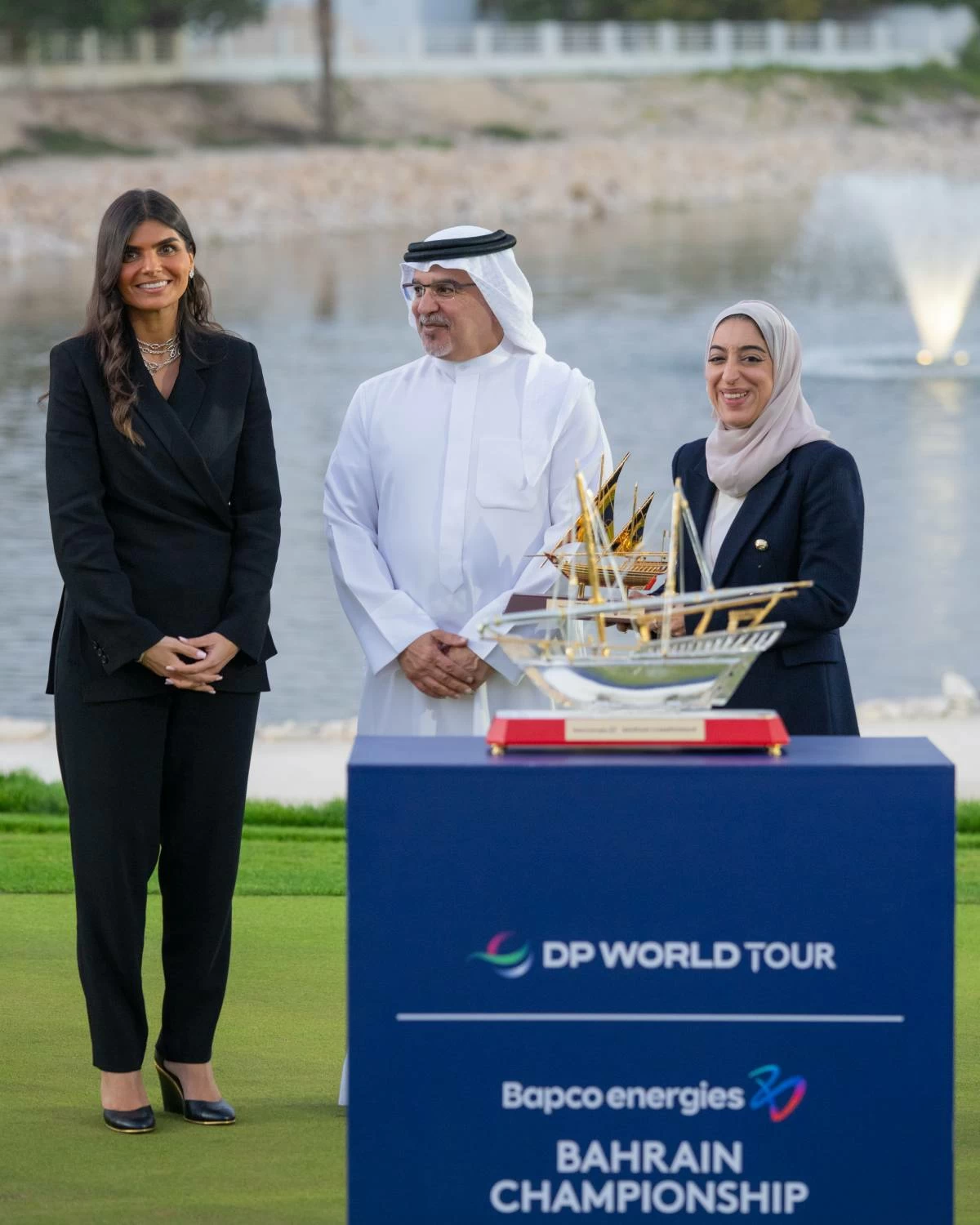 ولي العهد رئيس الوزراء يحضر حفل ختام بطولة بابكو إنرجيز البحرين للجولف