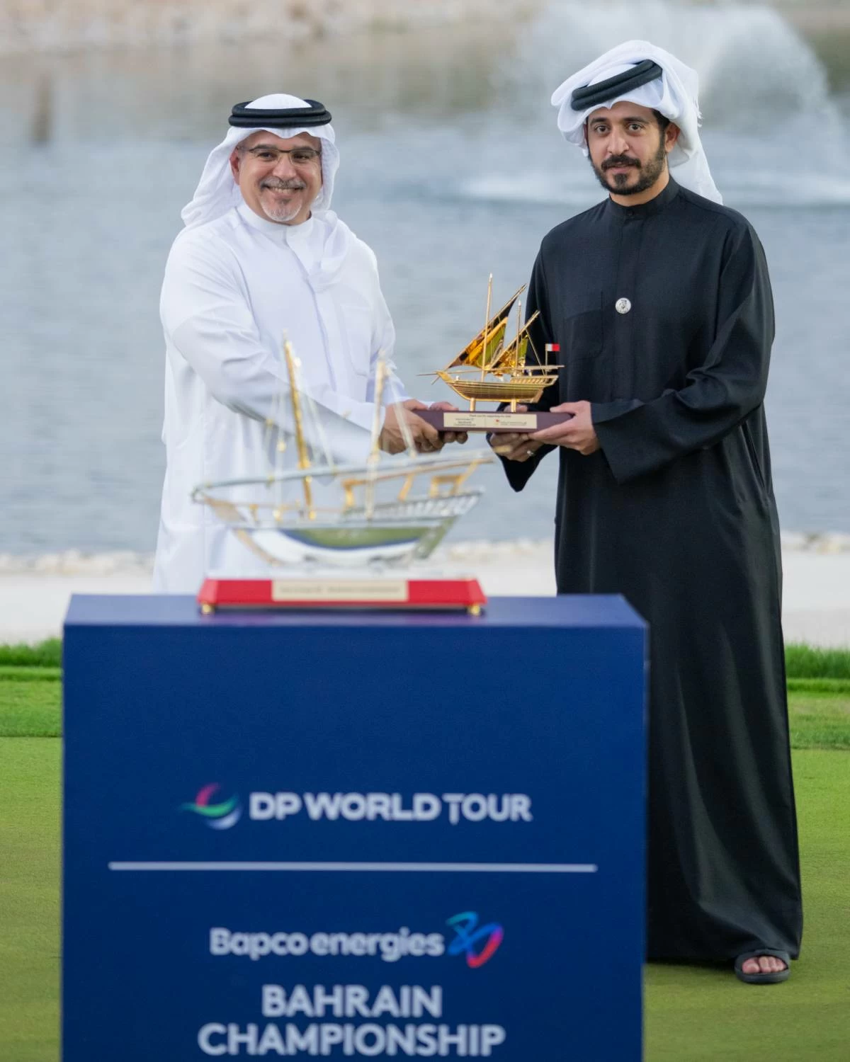 ولي العهد رئيس الوزراء يحضر حفل ختام بطولة بابكو إنرجيز البحرين للجولف