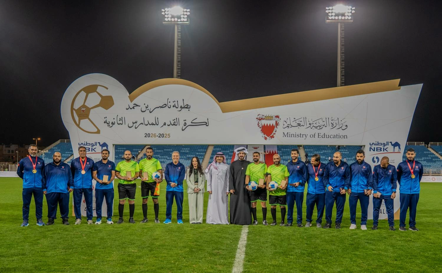 خالد بن حمد يتوّج مركز ناصر العلمي والتقني بطلاً لبطولة ناصر بن حمد لكرة القدم للمدارس الثانوية