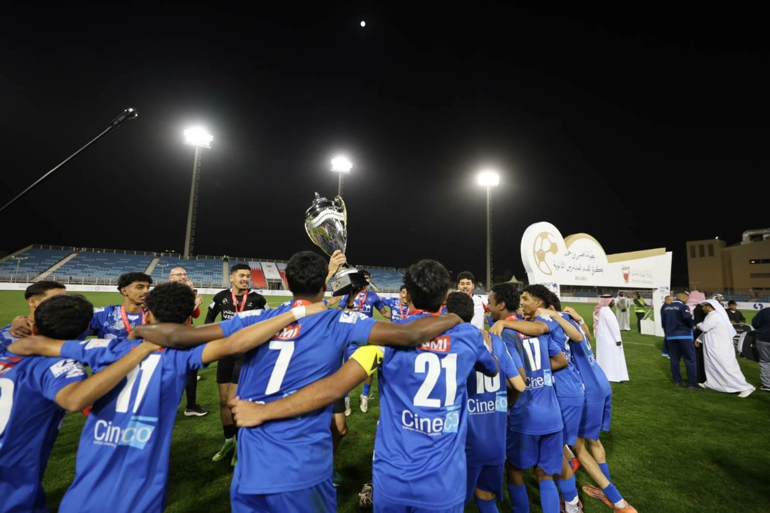 مركز ناصر العلمي والتقني يتوج بطلاً لبطولة ناصر بن حمد لكرة قدم المدارس الثانوية للمرة الثانية