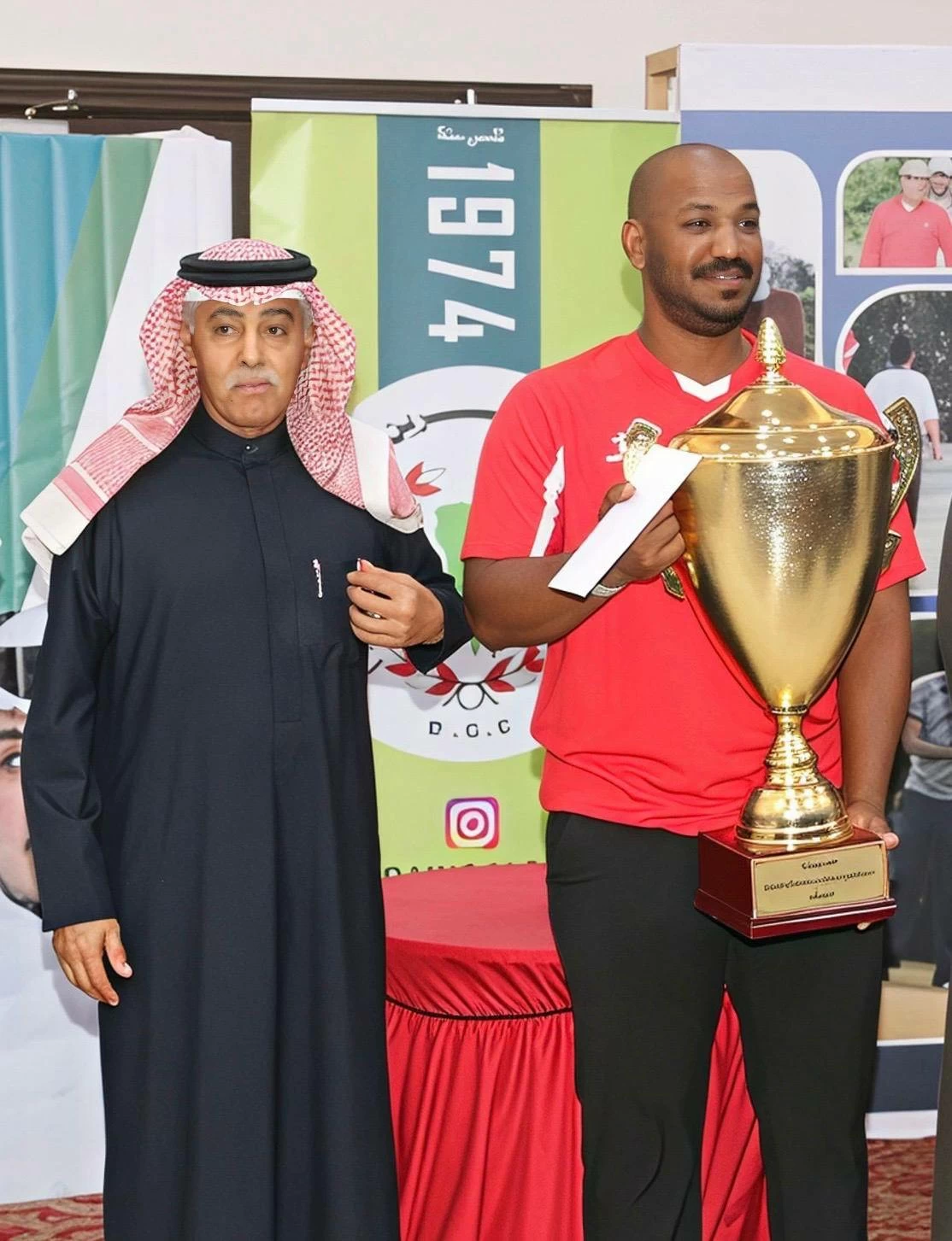 خليفة الكعبي يتوج بطلاً لبطولة سمو الشيخ سلطان بن حمد للجولف