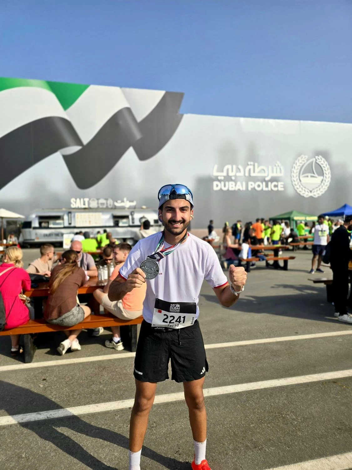 زياد توفيقي يحقق أفضل زمن بمسيرته في ماراثون دبي الدولي 