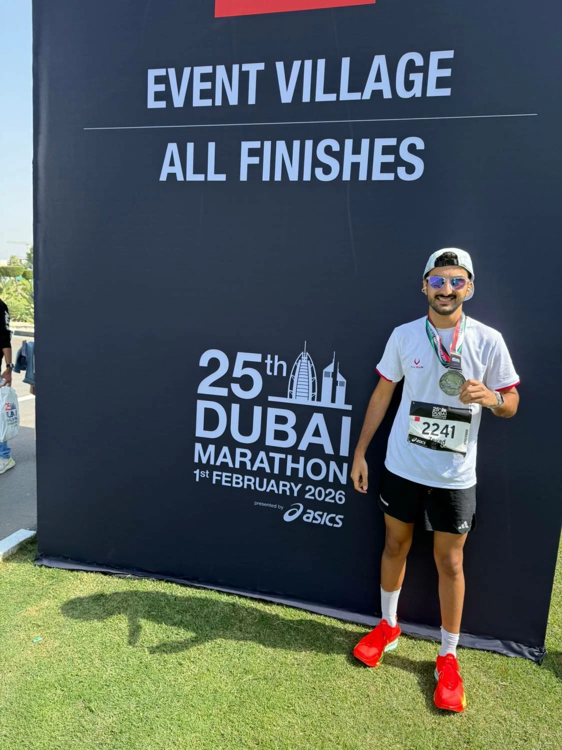 زياد توفيقي يحقق أفضل زمن بمسيرته في ماراثون دبي الدولي