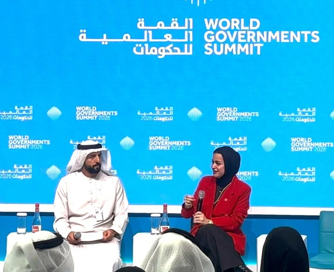 وزيرة شؤون الشباب تشارك في جلسة حوارية على هامش مشاركتها في القمة العالمية للحكومات في الإمارات 