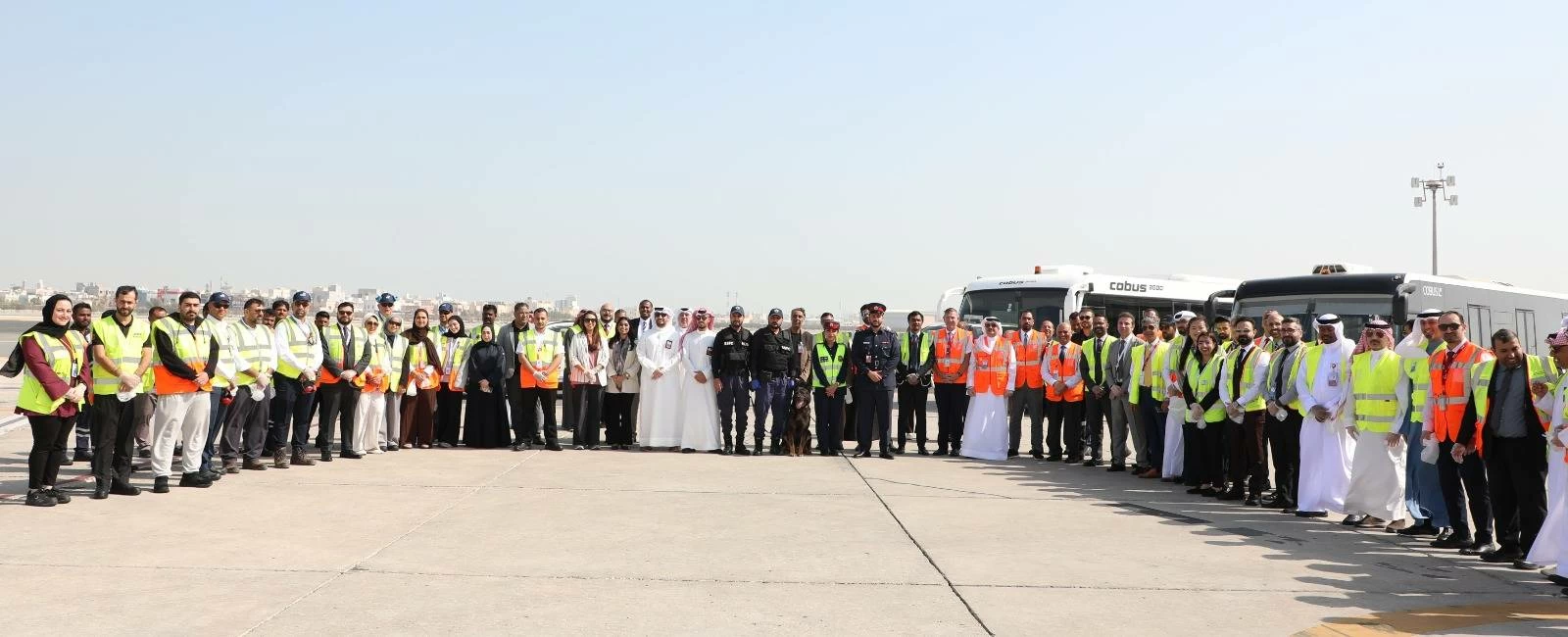 إدارة أمن مطار البحرين تشارك في فعاليات أسبوع السلامة تحت شعار "العوامل البشرية في سلامة الطيران"