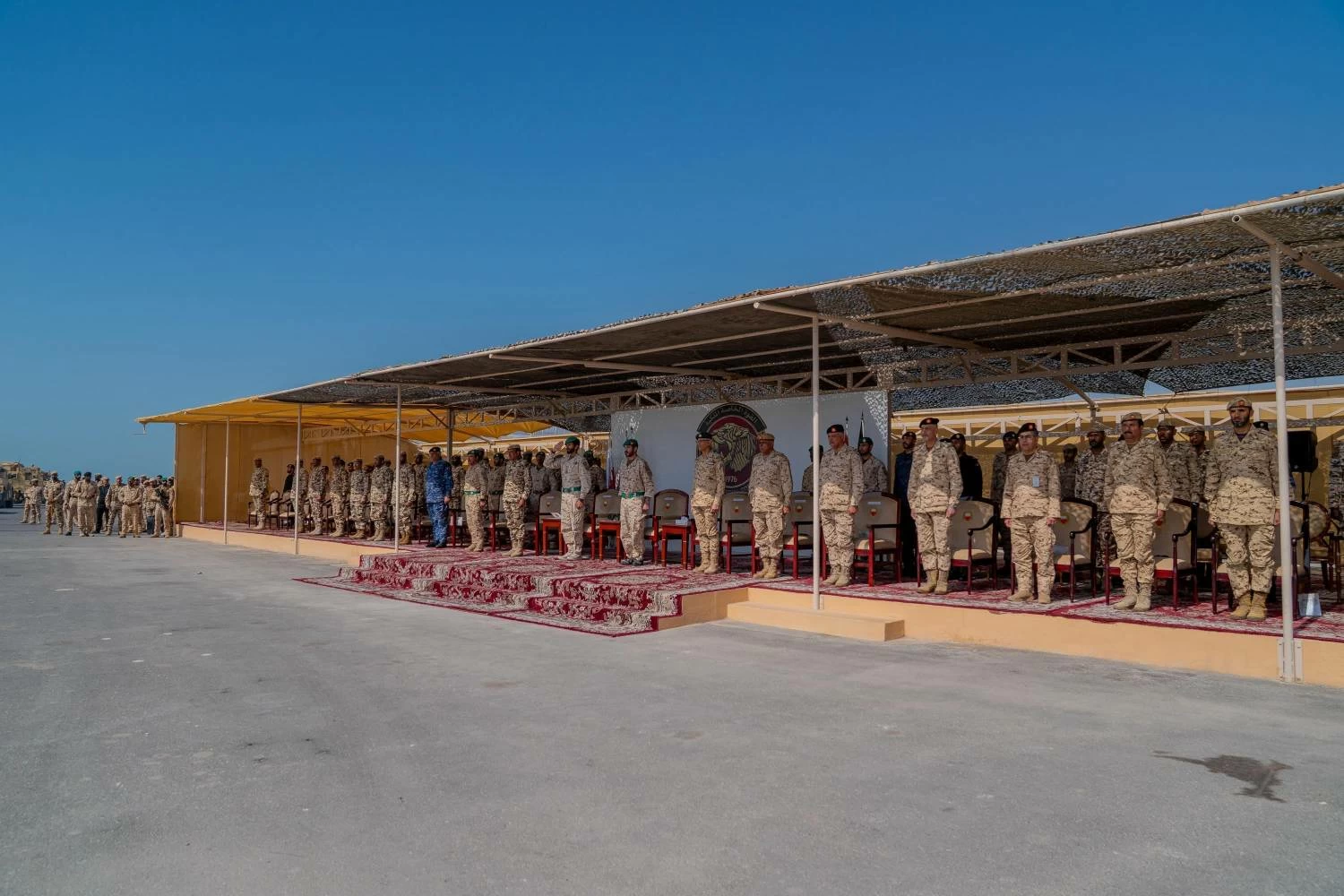 ناصر بن حمد يشهد الاحتفال بذكرى مرور خمسين عامًا على تأسيس القوة الخاصة الملكية