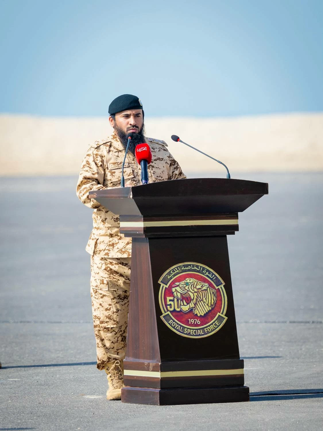 ناصر بن حمد يشهد الاحتفال بذكرى مرور خمسين عامًا على تأسيس القوة الخاصة الملكية