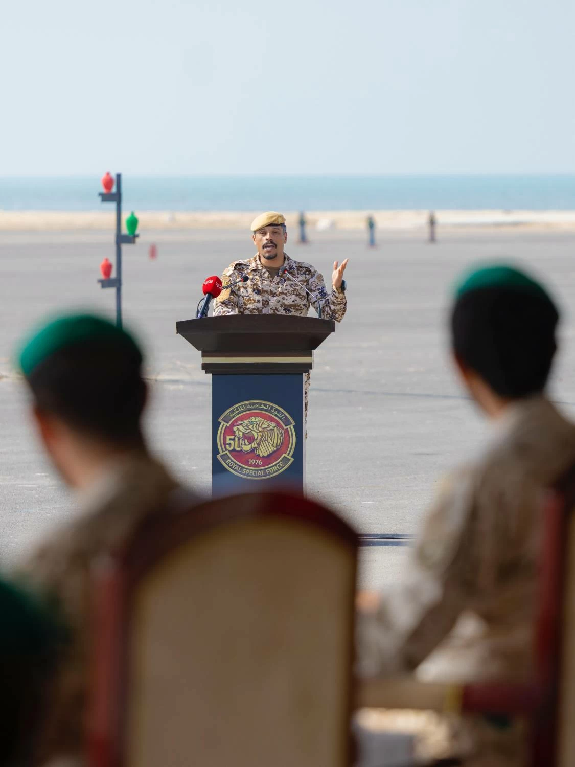ناصر بن حمد يشهد الاحتفال بذكرى مرور خمسين عامًا على تأسيس القوة الخاصة الملكية