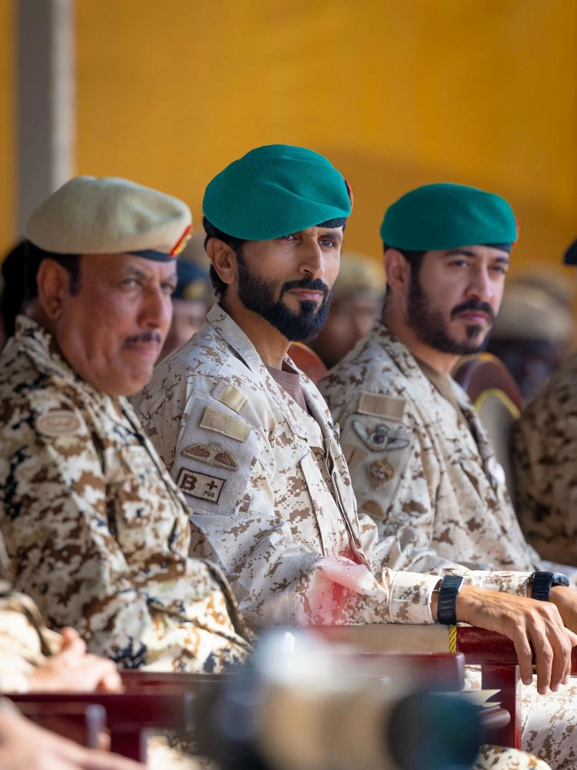 ناصر بن حمد يشهد الاحتفال بذكرى مرور خمسين عامًا على تأسيس القوة الخاصة الملكية