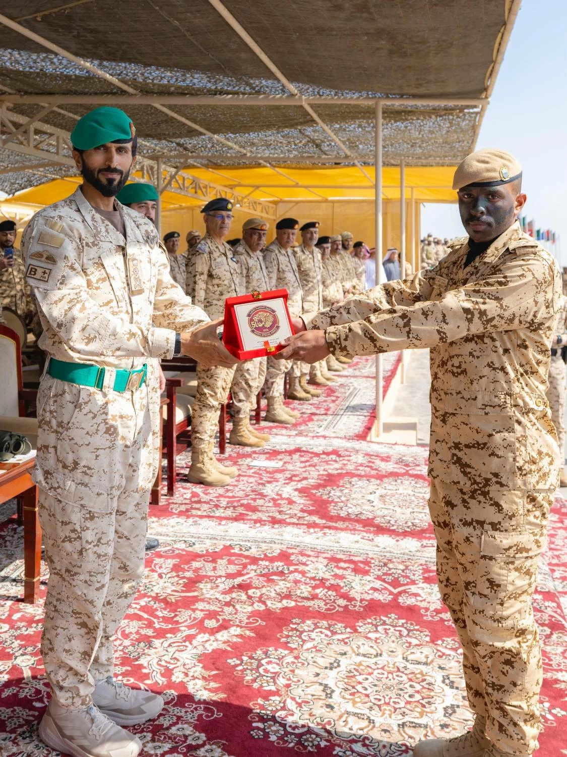 ناصر بن حمد يشهد الاحتفال بذكرى مرور خمسين عامًا على تأسيس القوة الخاصة الملكية