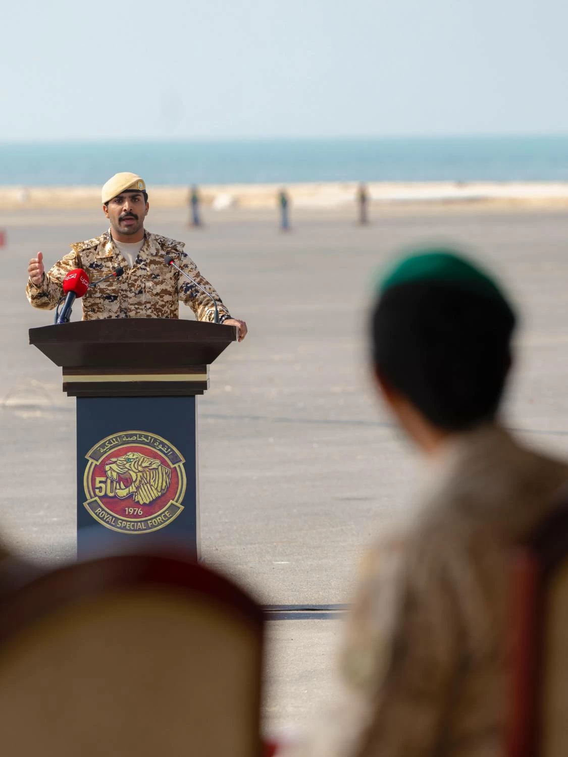 ناصر بن حمد يشهد الاحتفال بذكرى مرور خمسين عامًا على تأسيس القوة الخاصة الملكية