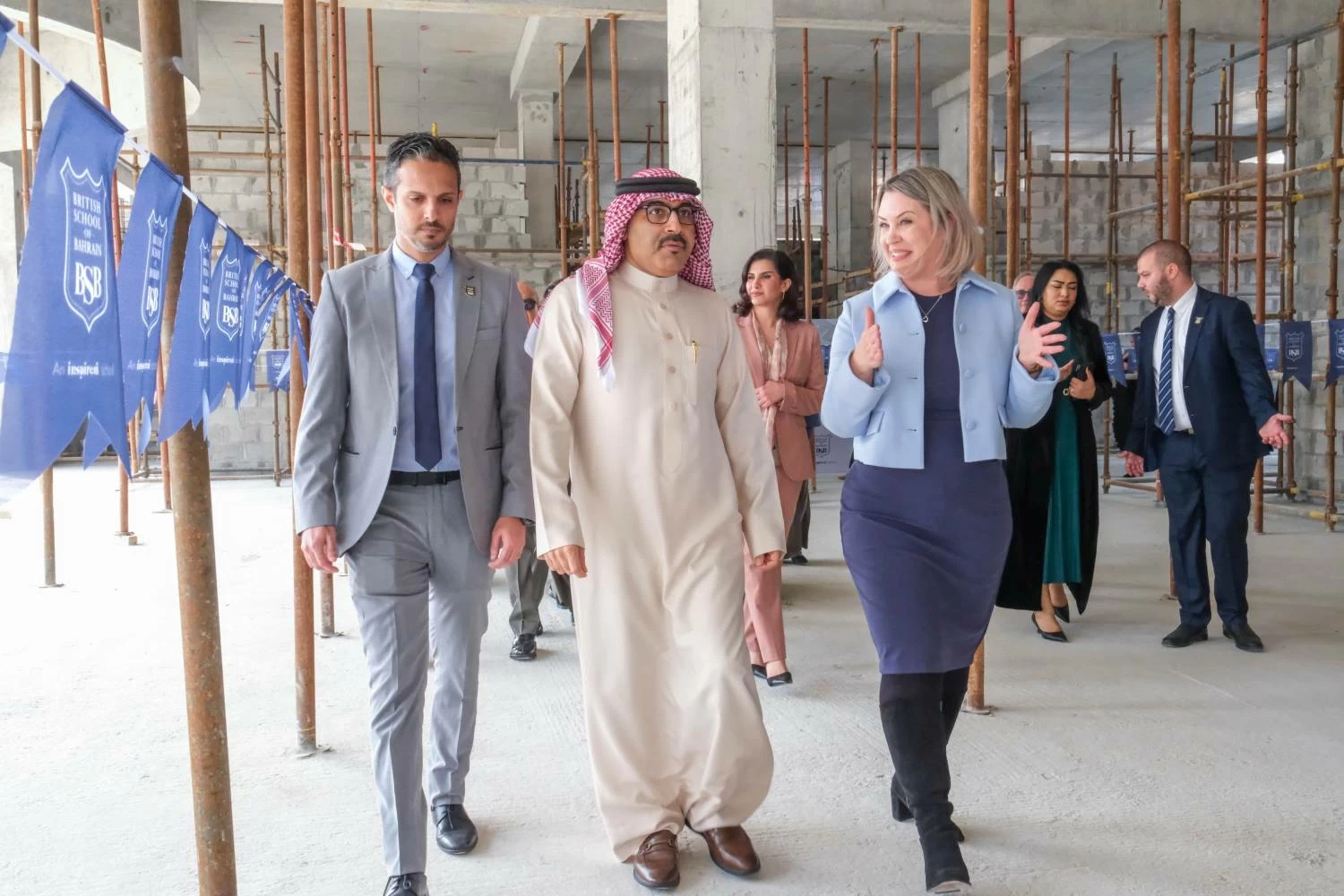 بحضور وزير التربية .. تدشين مشروع مبنى المرحلة الثانوية في المدرسة البريطانية