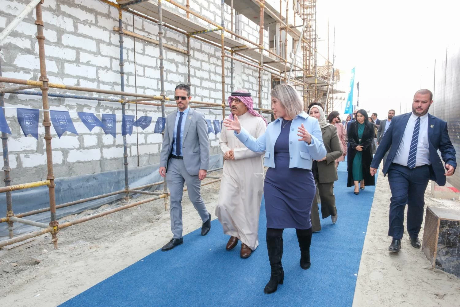 بحضور وزير التربية .. تدشين مشروع مبنى المرحلة الثانوية في المدرسة البريطانية