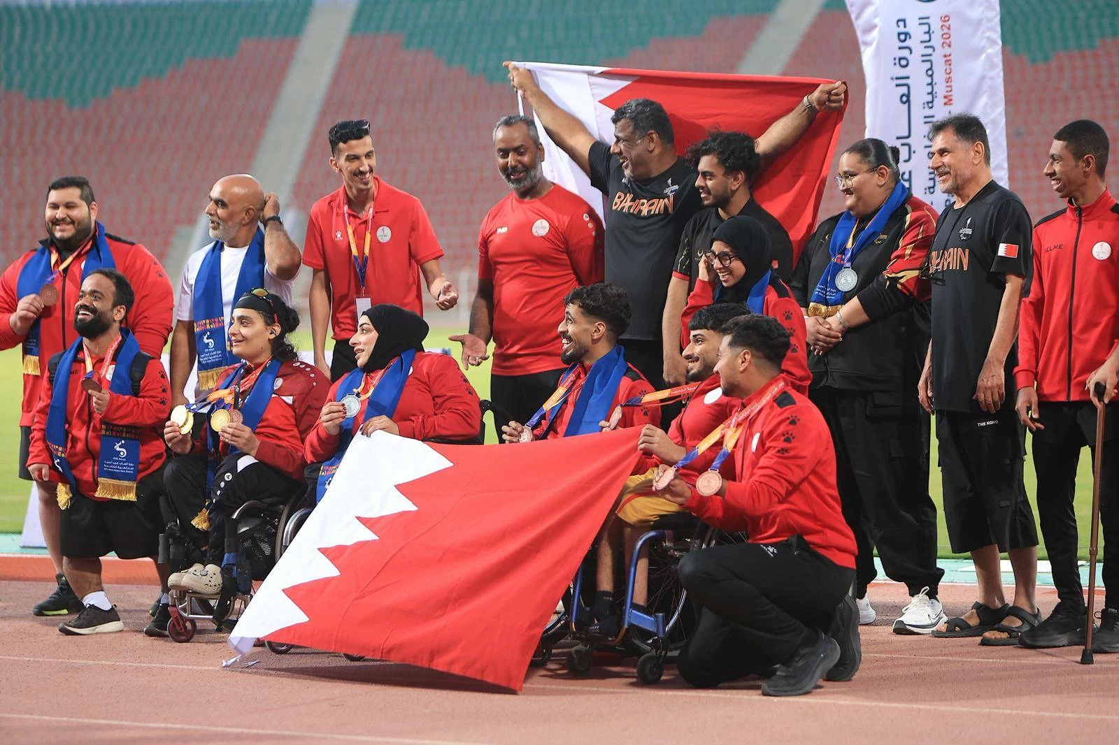 أبطال البحرين يحصدون 23 ميدالية في اليوم الثاني من ألعاب غرب آسيا البارالمبية