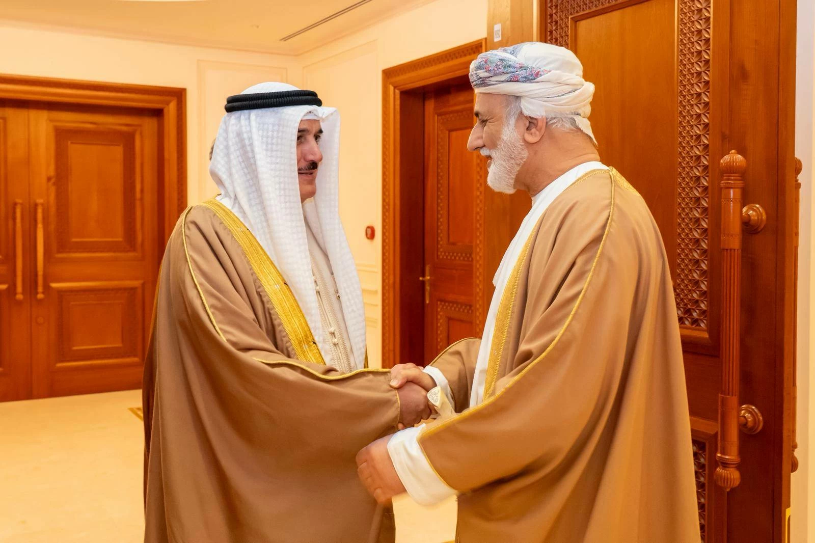 رئيس مجلس النواب يلتقي برئيس مجلس الدولة العماني