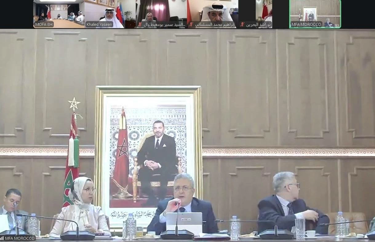 انعقاد اللجنة التحضيرية لاجتماع اللجنة العليا المشتركة بين مملكة البحرين والمملكة المغربية