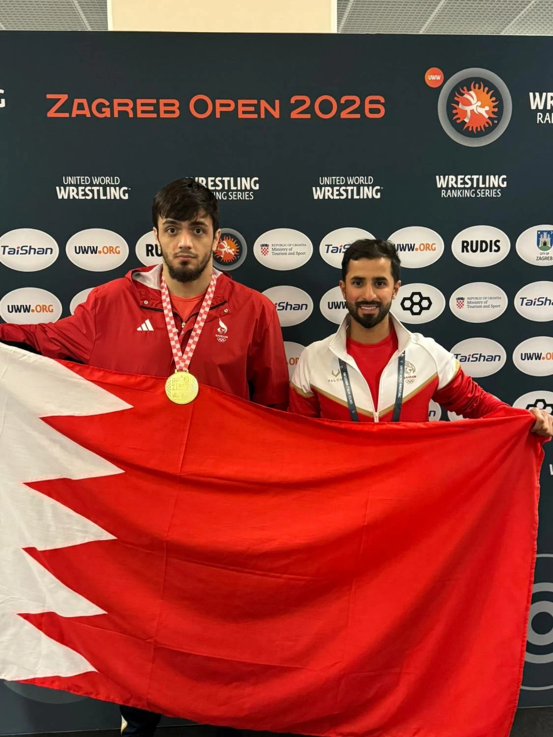 لاعب منتخبنا للمصارعة شاريبوف يحصد ذهبية بطولة سلسلة التصنيف العالمي للمصارعة