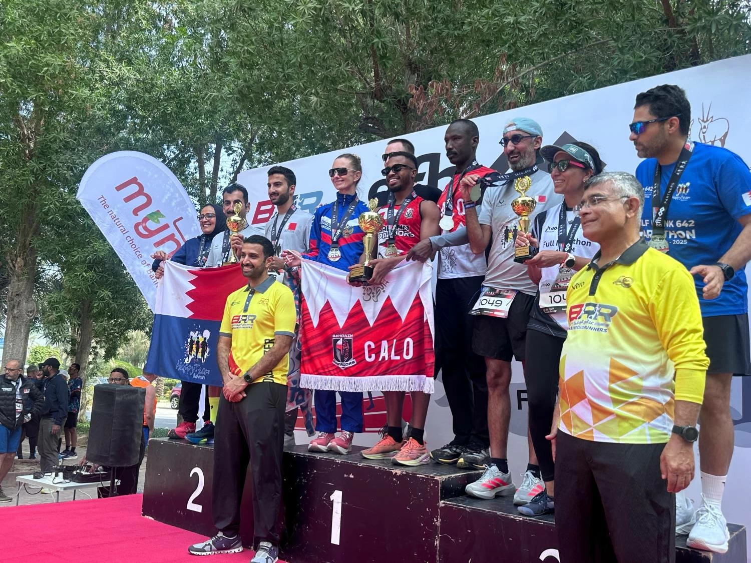 عدائو &laquo;الهابي تيم&raquo; يتألقون في ماراثون GFH البحرين 2026 ويعتلون منصات التتويج