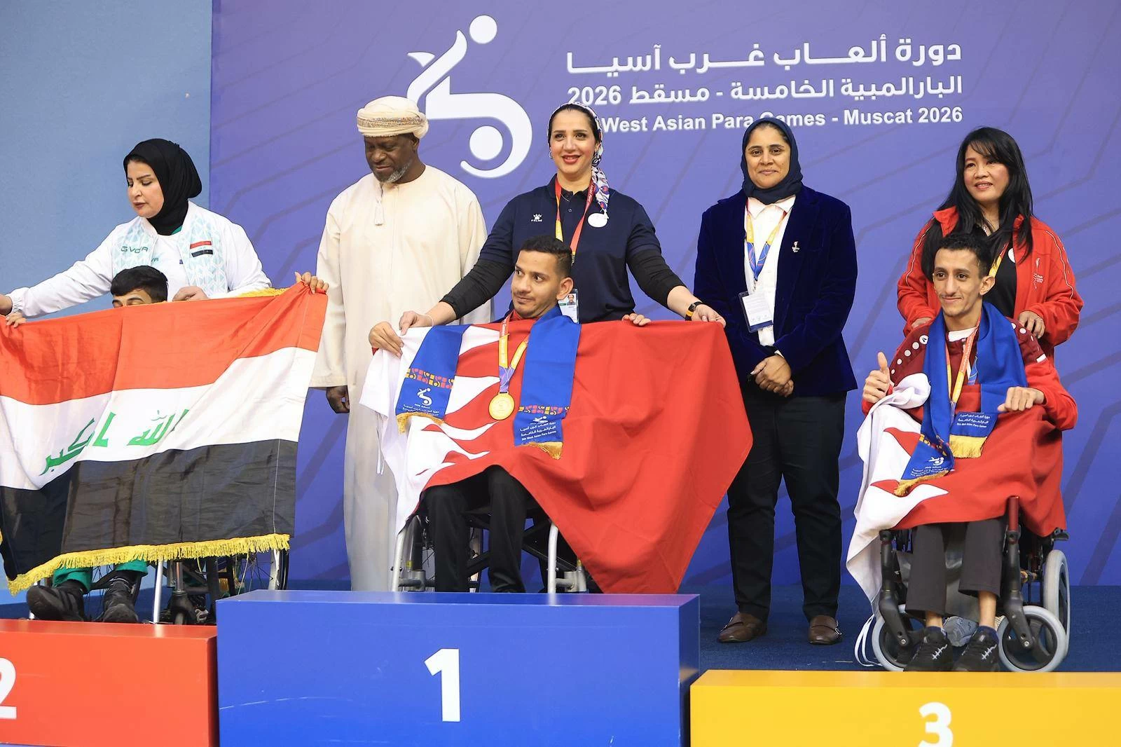 ذهبيتان وفضيتان وبرونزيتان للبحرين في &laquo;غرب آسيا البارالمبية&raquo; بمسقط