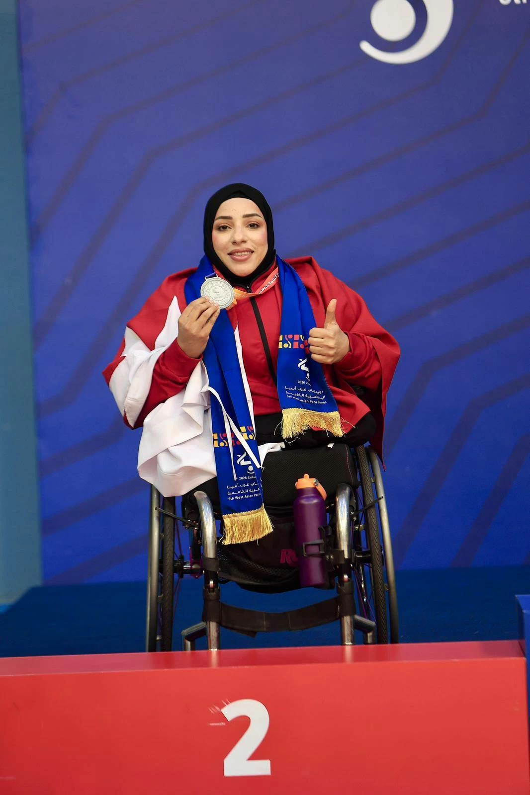 ذهبيتان وفضيتان وبرونزيتان للبحرين في &laquo;غرب آسيا البارالمبية&raquo; بمسقط