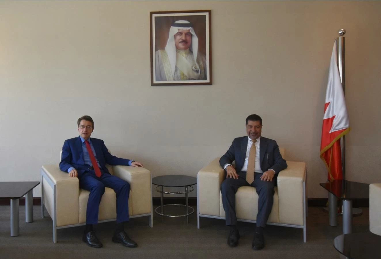 رئيس المؤسسة الوطنية لحقوق الإنسان يستقبل السفير الألماني لدى البحرين