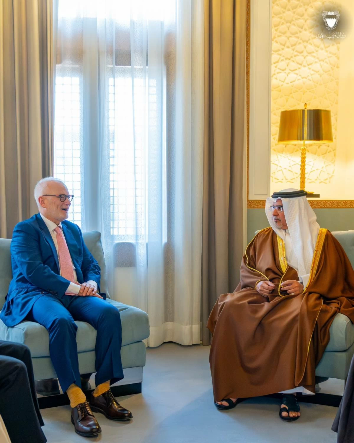 ولي العهد رئيس الوزراء يلتقي اللورد جيسون ستوكوود وزير الاستثمار بالمملكة المتحدة