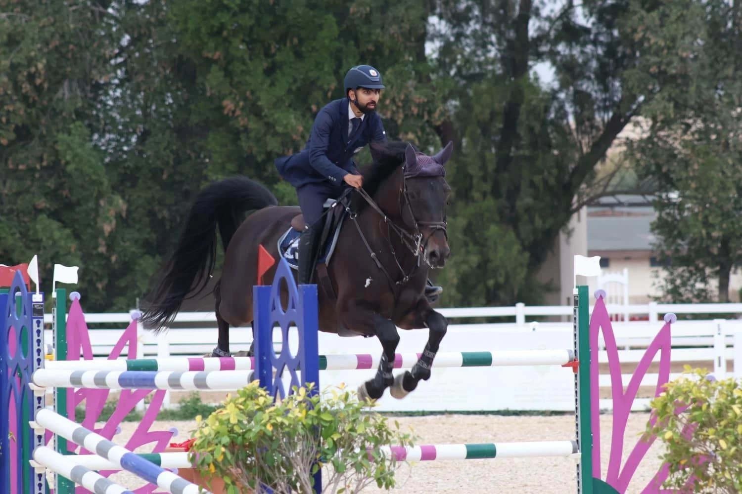 فريق "الداخلية" لقفز الحواجز يحقق المركز الأول في المسابقة الكبرى لبطولة الشيخ خالد بن حمد الدولية ذات النجمة الواحدة  لقفز الحواجز