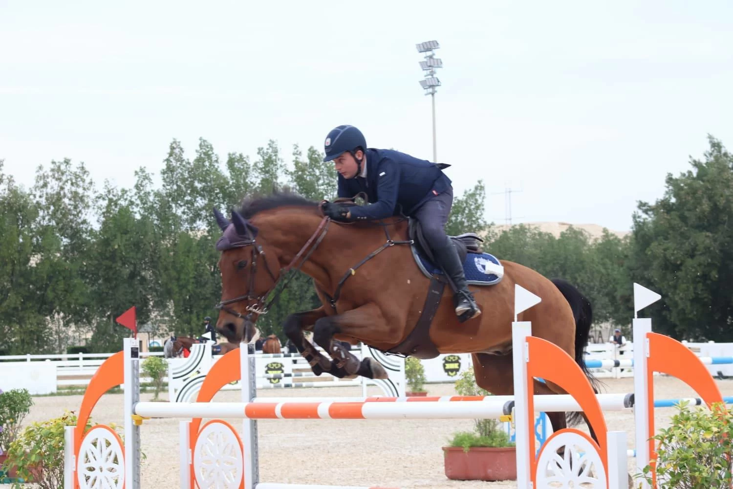 فريق "الداخلية" لقفز الحواجز يحقق المركز الأول في المسابقة الكبرى لبطولة الشيخ خالد بن حمد الدولية ذات النجمة الواحدة  لقفز الحواجز