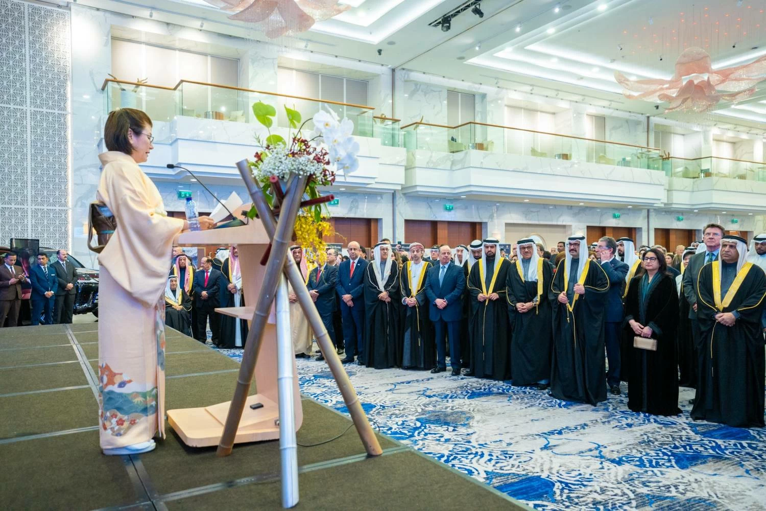 وزير الخارجية يحضر حفل استقبال سفارة اليابان لدى البحرين بمناسبة عيد ميلاد إمبراطور اليابان