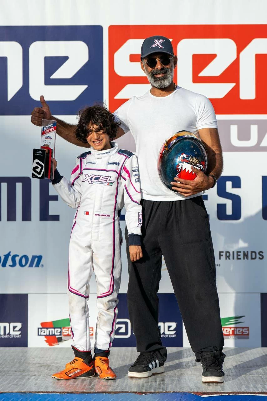 الشيخ سيف يحقق منصة ختام الموسم ويتوّج بلقب الوصيف الثاني في بطولة IAME