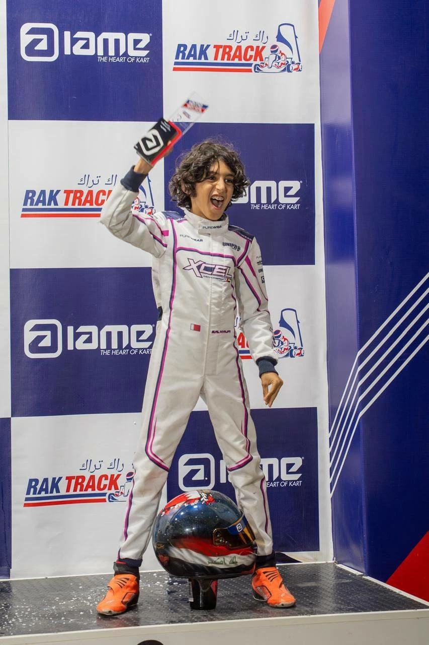 الشيخ سيف يحقق منصة ختام الموسم ويتوّج بلقب الوصيف الثاني في بطولة IAME