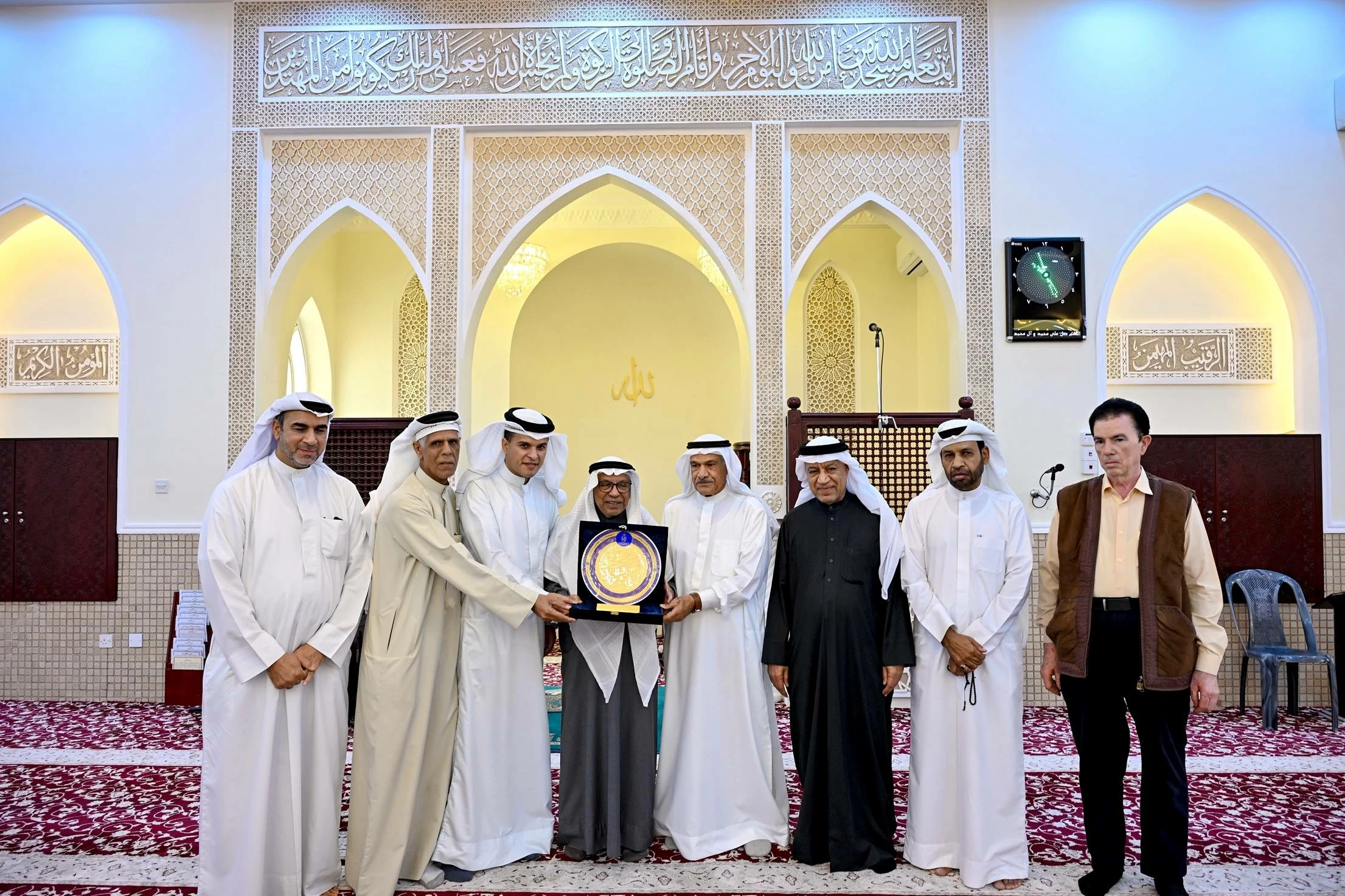 رئيس الأوقاف الجعفرية يفتتح جامع المنتظر في دار كليب بعد التجديد الشامل