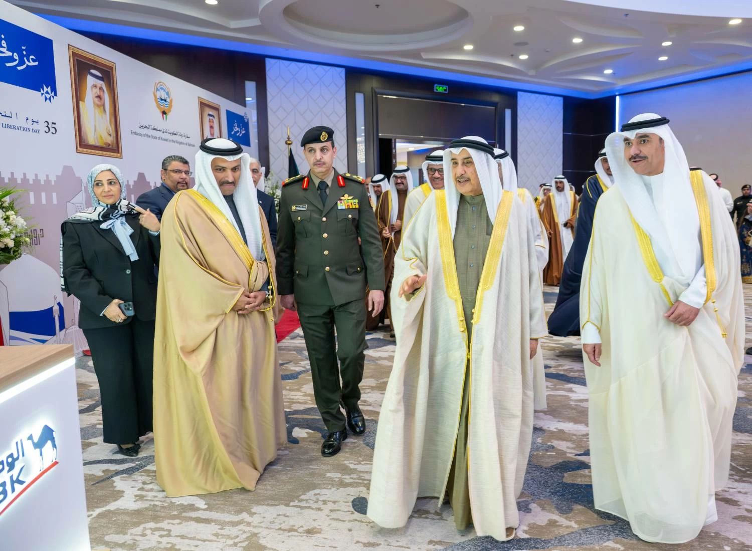 خالد بن عبد الله يحضر حفل السفارة الكويتية بالعيد الوطني ويوم التحرير