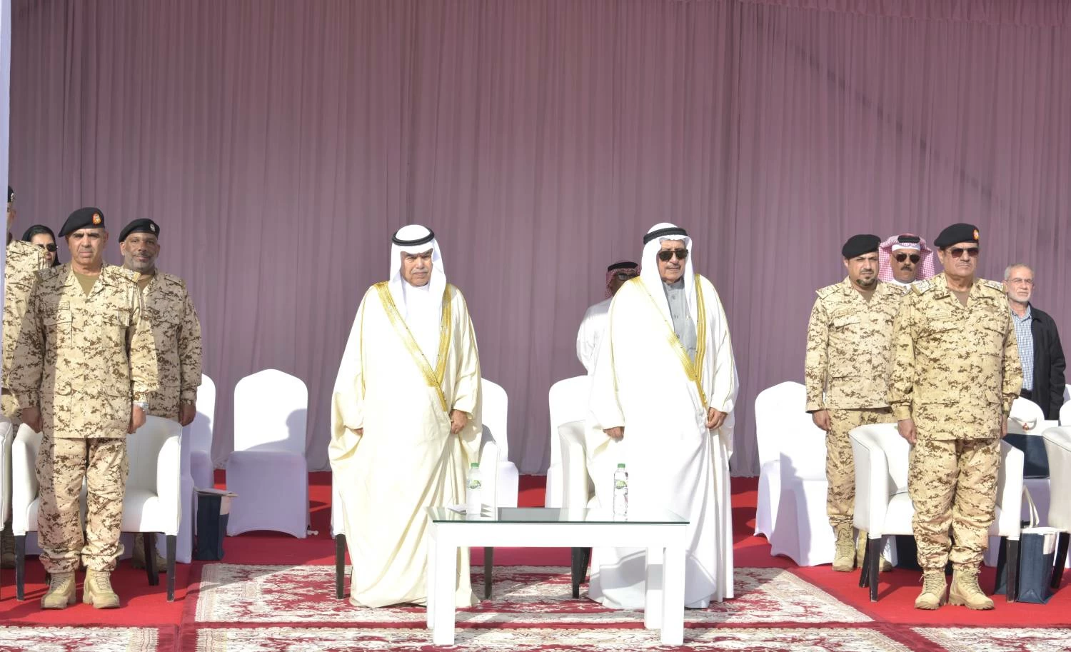 وزير شؤون الدفاع يحضر حفل افتتاح إحدى المنشآت الإدارية الجديدة بقوة دفاع البحرين